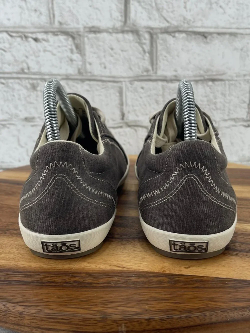 Taos Star 12844 Womens Sz. 9 Charcole Washed Canvas Comfort Casual Shoes
